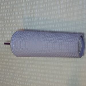 2021 Starbucks Matte Lilac Lavender  24 oz Grid Tumbler